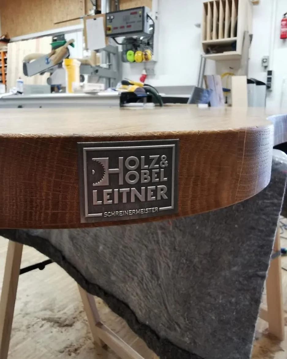 aluminium koper messing tin labels — metalen label voorbeeld